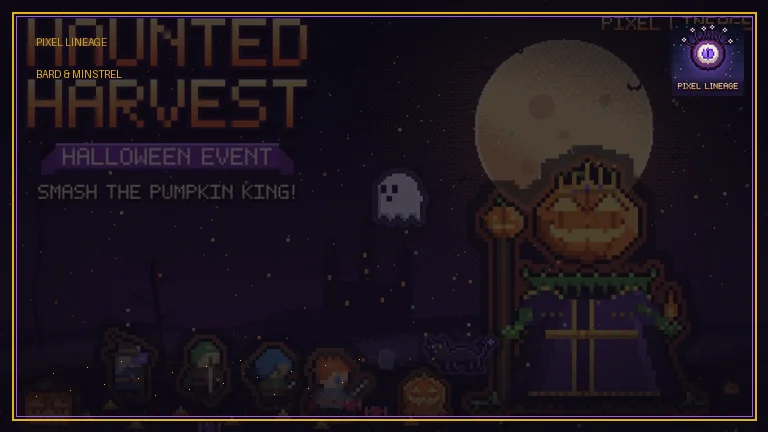 Pixel Lineage Bard Class Musical Anthems and Party Buffer Combat